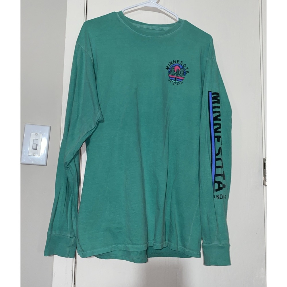 Blue 84 Minnesota Up North Long Sleeve T-shirt Medium Tree